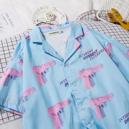 Camisa de Playa Estampada de Algodón para Hombre - Image 10