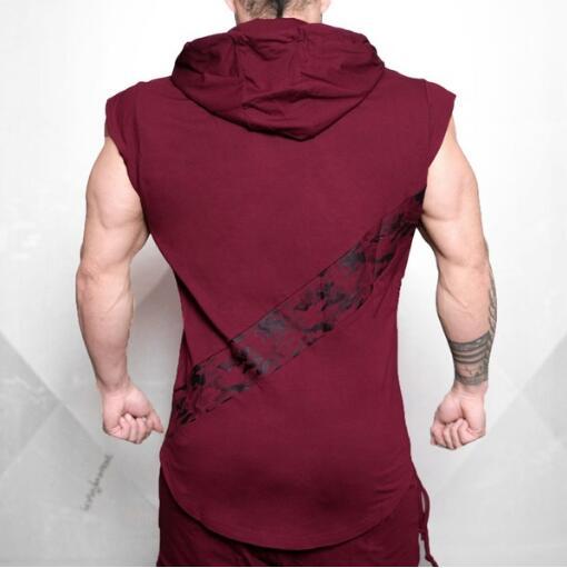 Playera Hoodie Manga Corta Camuflaje - Image 14