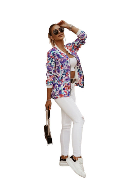 Chaqueta Corta Estampada Manga Larga Ajustada - Image 23