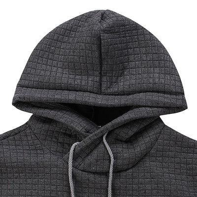 Sudadera con Capucha Jacquard para Hombre - Abrigo Cálido de Manga Larga - Image 18