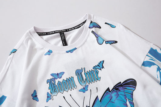 Camiseta Mariposa Tide de Manga Corta para Hombre - Image 17