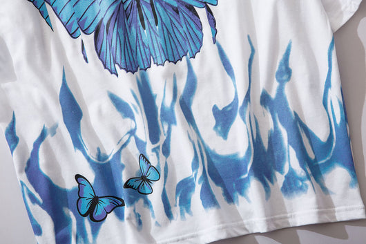 Camiseta Mariposa Tide de Manga Corta para Hombre - Image 25