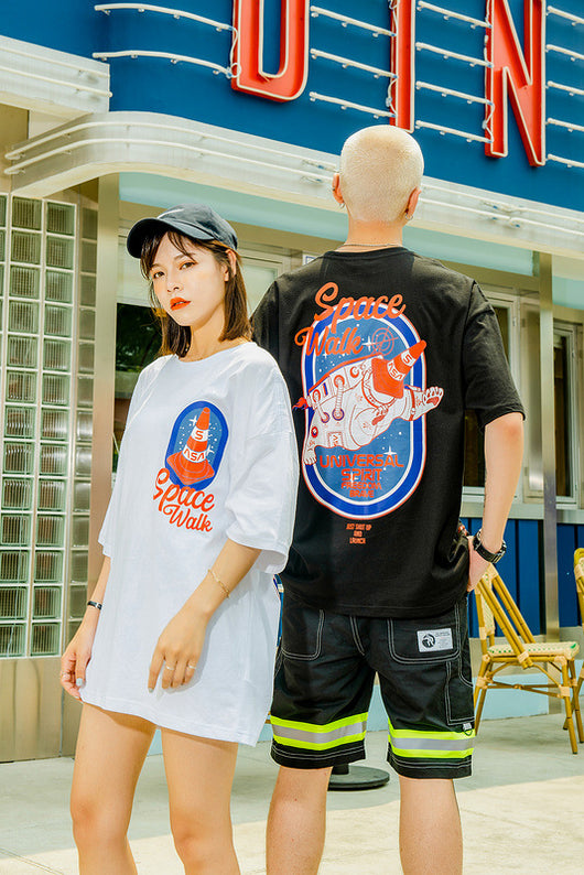 Playera Retro Oso Espacial - Corte Holgado Verano - Image 17