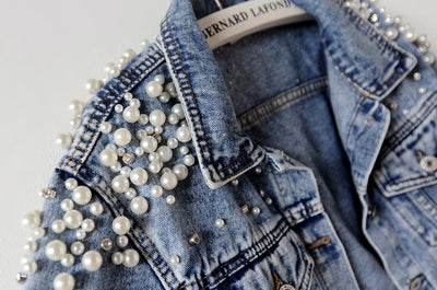 Chaqueta Denim Coreana Oversized con Tachuelas - Estilo Pesado para Primavera y Otoño - Image 11