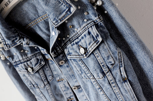 Chaqueta Denim Coreana Oversized con Tachuelas - Estilo Pesado para Primavera y Otoño - Image 12