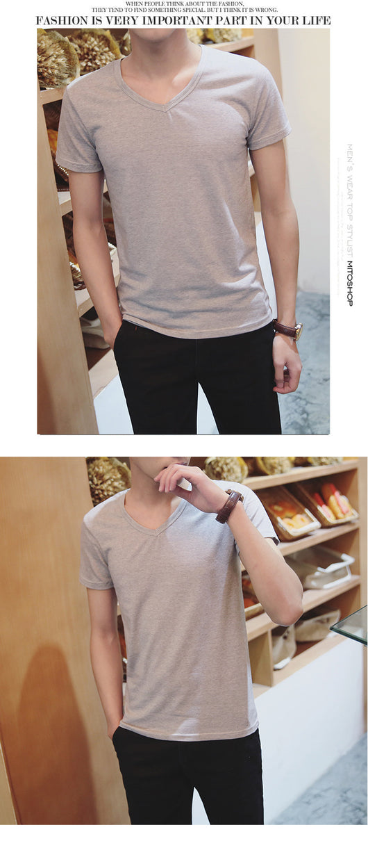 Camiseta Slim Cuello Redondo Manga Corta - Image 16
