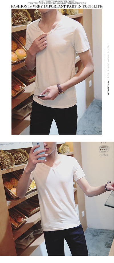 Camiseta Slim Cuello Redondo Manga Corta - Image 19