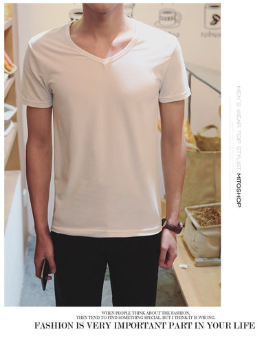 Camiseta Slim Cuello Redondo Manga Corta - Image 20