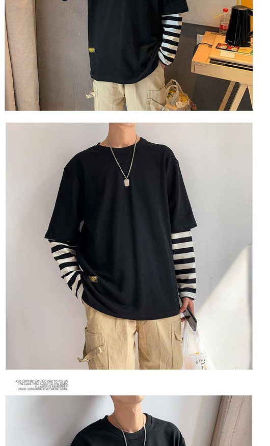 Sudadera de Dos Capas con Parches de Manga Larga - Image 5