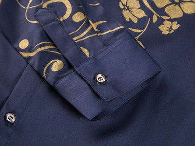 Camisa Slim Fit Coreana de Manga Larga para Hombre - Image 25