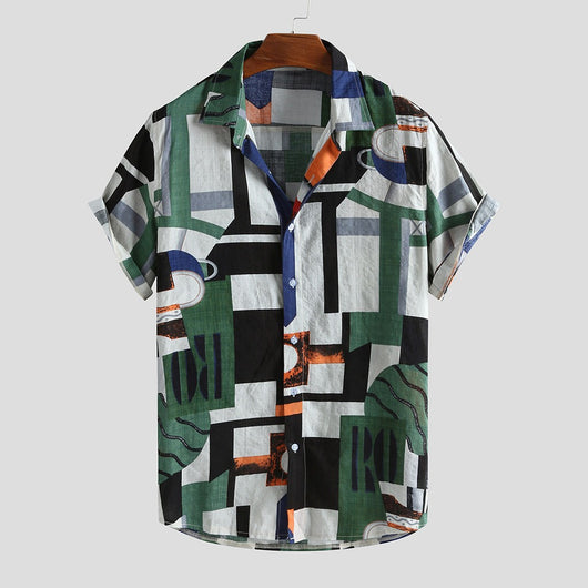 Blusa Hawaiana Manga Corta - Image 6