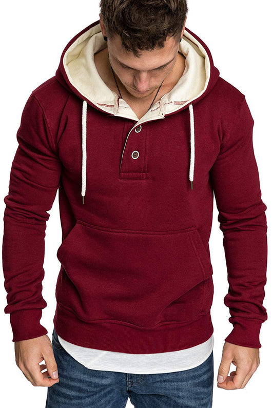 Sudadera Polar con Capucha y Detalles de Botones - Image 11