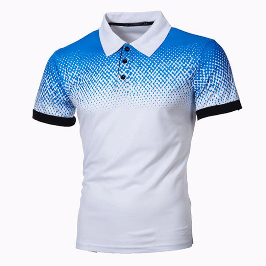 Polo 3D con Degradado Impreso para Hombre - Image 10
