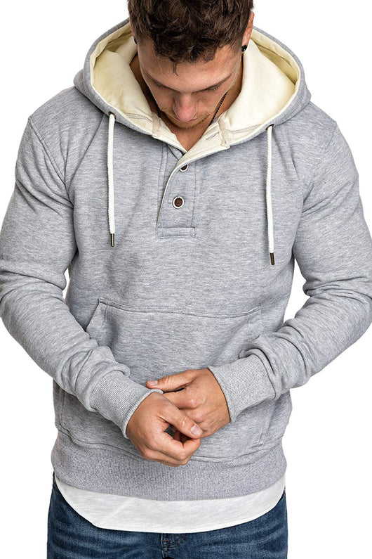 Sudadera Polar con Capucha y Detalles de Botones - Image 20