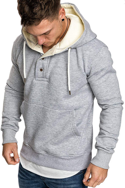 Sudadera Polar con Capucha y Detalles de Botones - Image 21