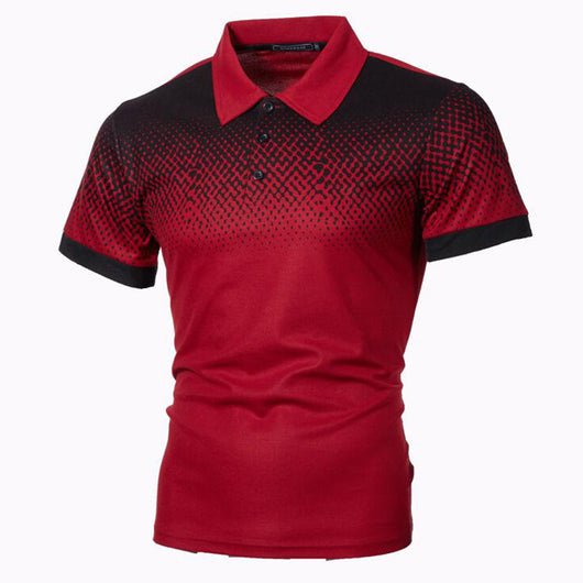 Polo 3D con Degradado Impreso para Hombre - Image 14