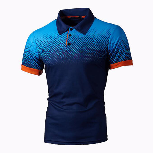 Polo 3D con Degradado Impreso para Hombre - Image 15