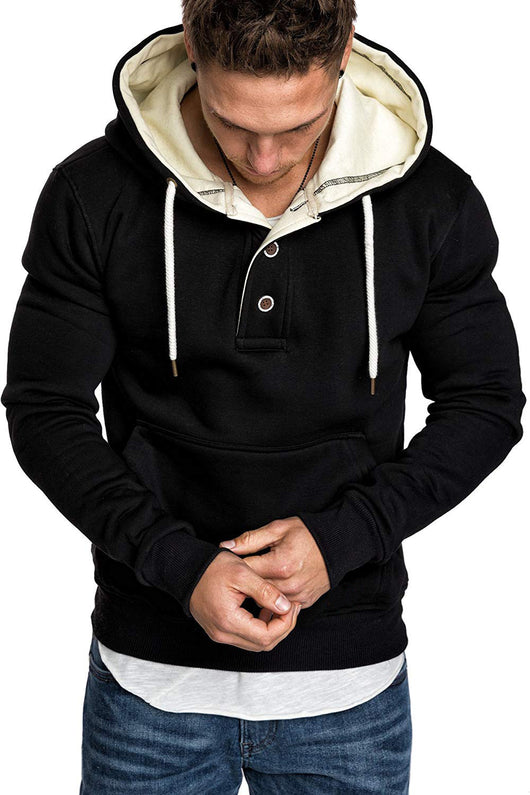 Sudadera Polar con Capucha y Detalles de Botones - Image 24