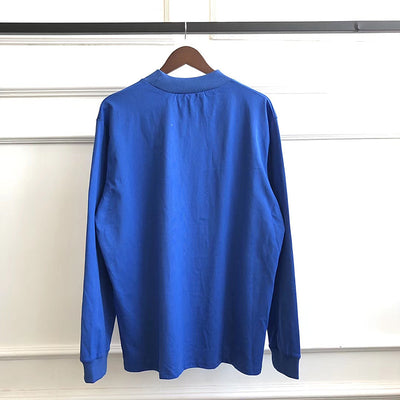 Camiseta Básica de Algodón con Cuello Redondo y Manga Larga - Image 6