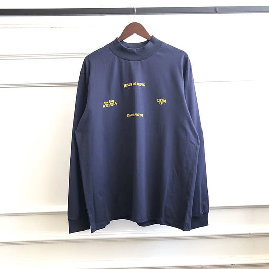 Camiseta Básica de Algodón con Cuello Redondo y Manga Larga - Image 7