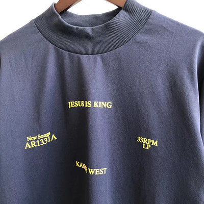 Camiseta Básica de Algodón con Cuello Redondo y Manga Larga - Image 10