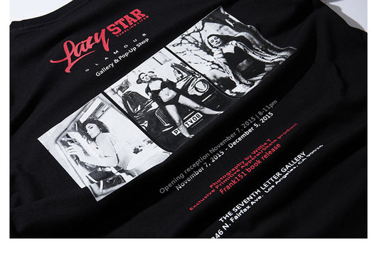 Camiseta Hip-Hop con Estampado de Belleza para Hombre - Image 15