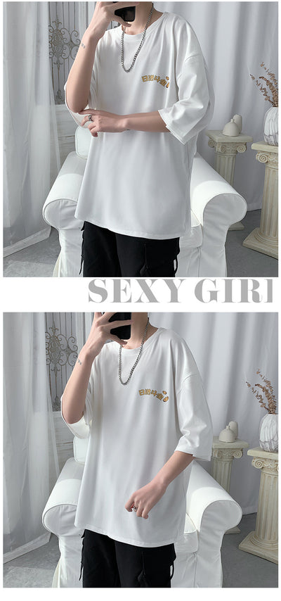 Playera Suelta para Parejas al Estilo Coreano Trendy - Image 5