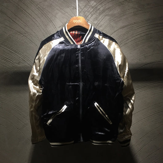 Chaqueta Reversible de Doble Cara con Bordados para Hombre - Image 36