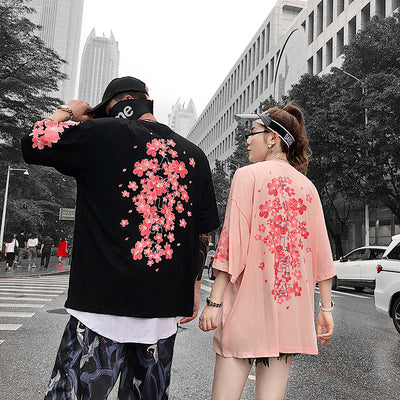 Playera Sakura para Pareja - Verano Fresco y Cómodo - Image 4