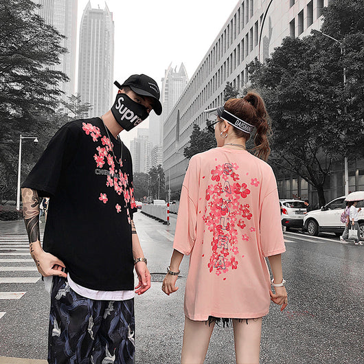 Playera Sakura para Pareja - Verano Fresco y Cómodo - Image 7