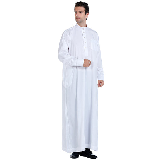 Bata para Hombre con Cuello de Pie - Image 8