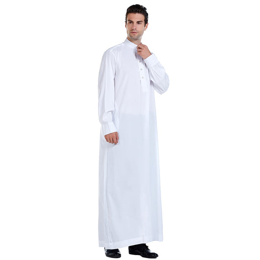Bata para Hombre con Cuello de Pie - Image 10