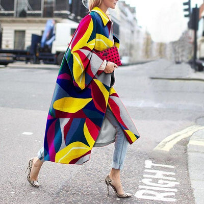 Cortavientos Estampado Oversize para Mujer - Image 3