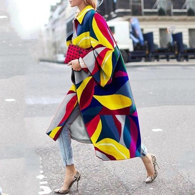 Cortavientos Estampado Oversize para Mujer - Image 4