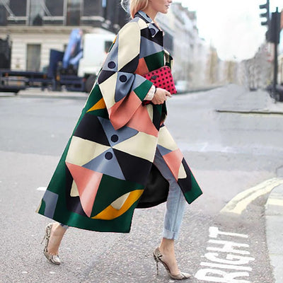 Cortavientos Estampado Oversize para Mujer - Image 10
