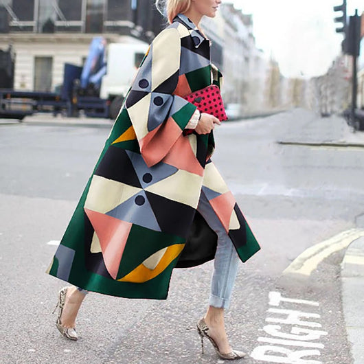 Cortavientos Estampado Oversize para Mujer - Image 10