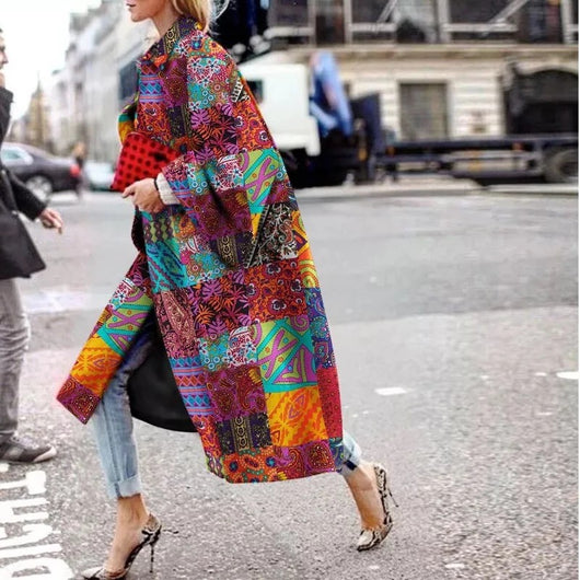 Cortavientos Estampado Oversize para Mujer - Image 12