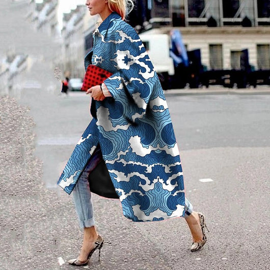 Cortavientos Estampado Oversize para Mujer - Image 20