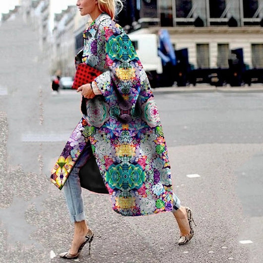 Cortavientos Estampado Oversize para Mujer - Image 22