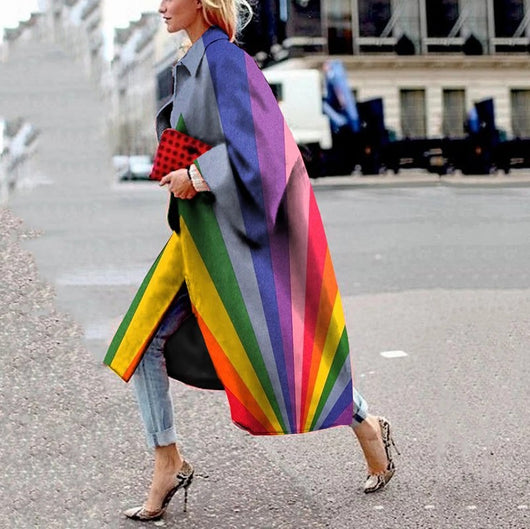 Cortavientos Estampado Oversize para Mujer - Image 24