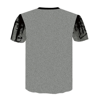 Playera Casual Harajuku Estampada Vintage para Hombre - Image 4