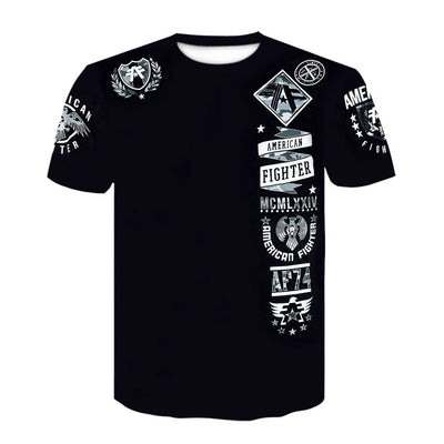 Playera Casual Harajuku Estampada Vintage para Hombre - Image 6