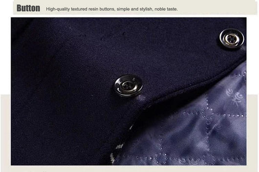 Abrigo Pesado con Cuello de Lana - Image 11
