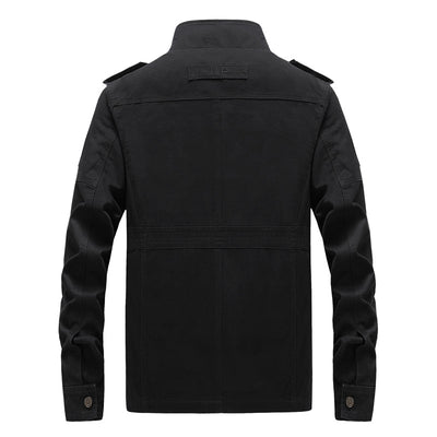 Chaqueta de Trabajo Casual Talla Grande en Algodón Lavable para Hombre - Image 10