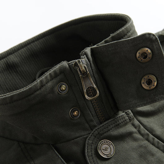 Chaqueta de Trabajo Casual Talla Grande en Algodón Lavable para Hombre - Image 11