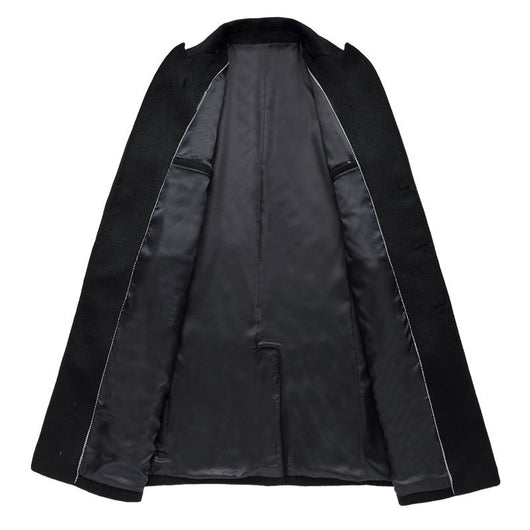 Abrigo de Lana Slim Fit - Trinchera Elegante para Hombre - Image 10