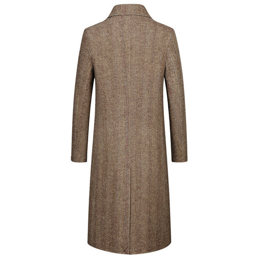 Abrigo de Cachemira Reversible para Hombre - Lana Doble Faz - Image 9