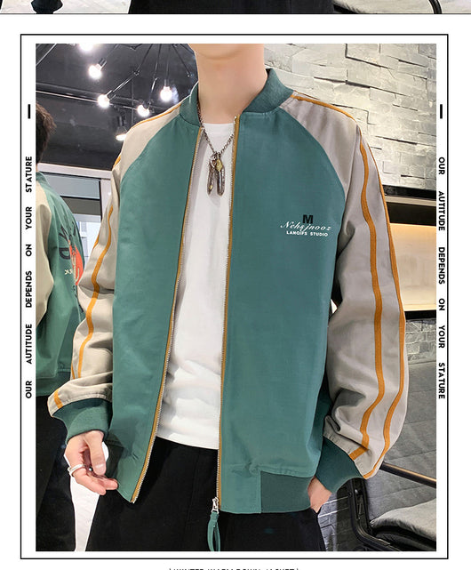 Chaqueta Bomber con Estampado de Buitre - Image 7