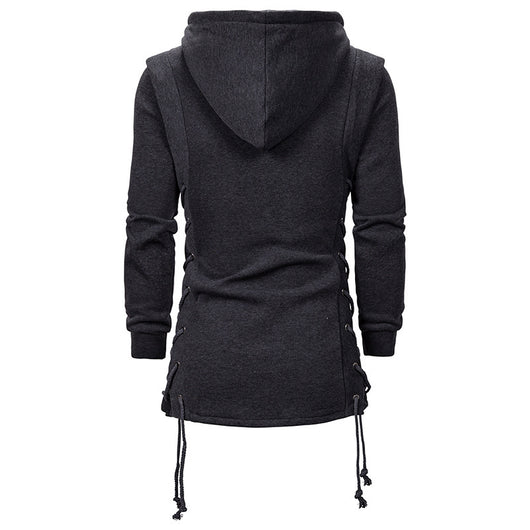 Chamarra Hoodie Suelta Talla Grande para Hombre - Image 14