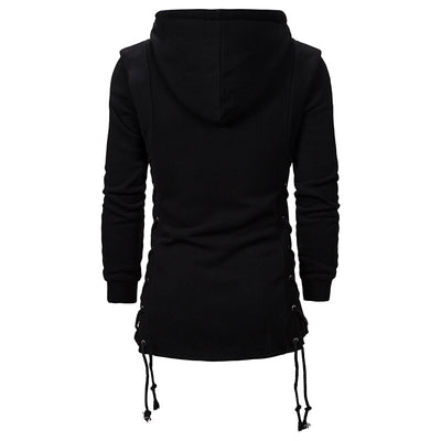 Chamarra Hoodie Suelta Talla Grande para Hombre - Image 17
